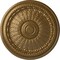 Ekena Millwork Brunswick Ceiling Medallion (Fits Canopies up to 4 1/2"), Hand-Painted Pale Gold, 27"OD x 2 1/2"P CM27BRPAS - alternate 1